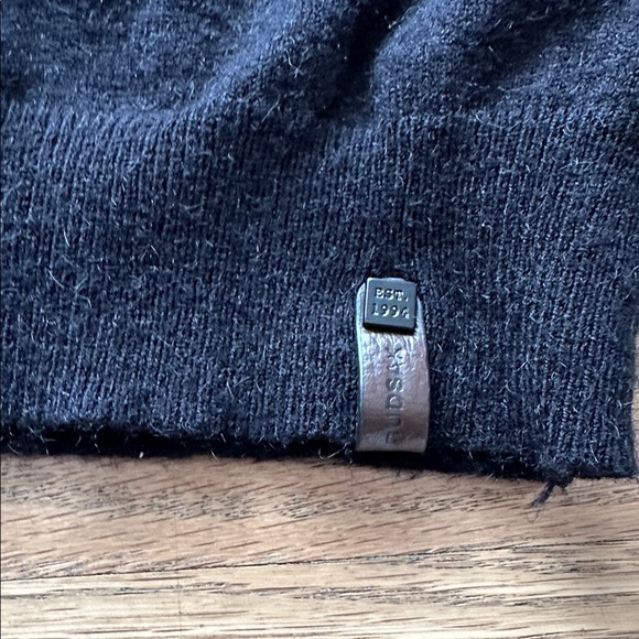 3 for $30 // Rudsak Raina black short sleeve long turtleneck tunic sweater xs - Picture 7 of 10